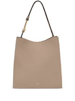 Furla: Бежевая сумка 