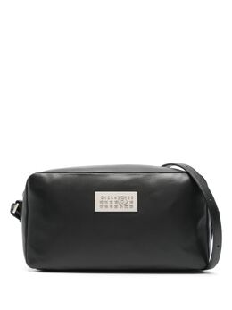 MM6 Maison Margiela: Чёрная сумка через плечо 