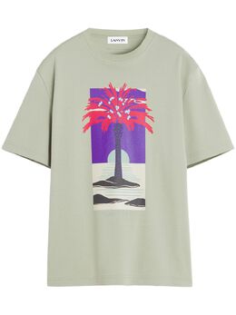 Lanvin: Футболка с принтом 