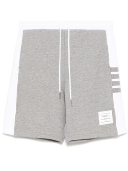 Thom Browne: Светлые шорты  4-Bar