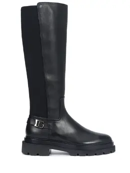 SANTONI: Чёрные сапоги 