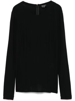 CHANEL Pre-Owned: Чёрная блуза 