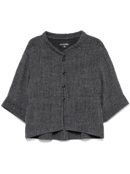 CHANEL Pre-Owned: Куртка с воротником-стойкой 