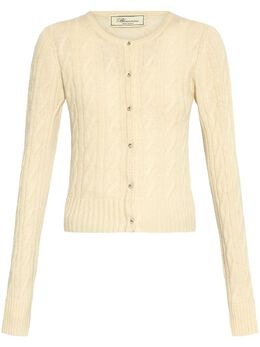 Blumarine: Трикотажный кардиган 
