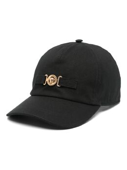 Versace: Чёрная кепка  Medusa