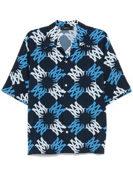 AMIRI: Синяя рубашка 