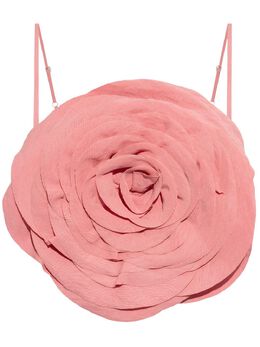 Blumarine: Топ с цветочным принтом 