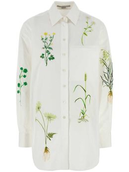 Stella McCartney: Рубашка с растительным принтом 