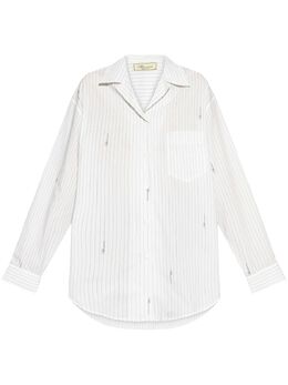 Blumarine: Рубашка в полоску 