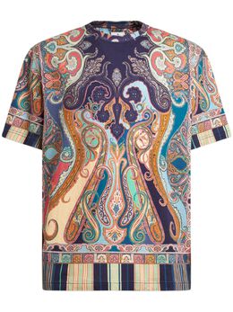 ETRO: Футболка с принтом 