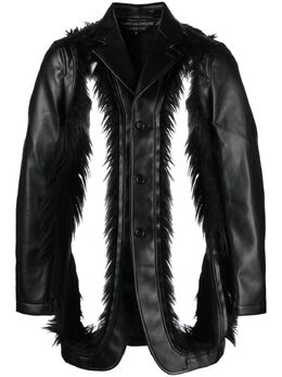 Comme des Garçons Homme Plus: Пиджаки из искусственного меха 