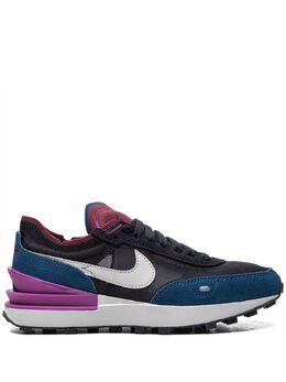 Nike: Чёрные кроссовки  Waffle One