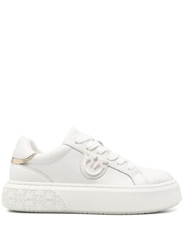 PINKO: Белые кроссовки 