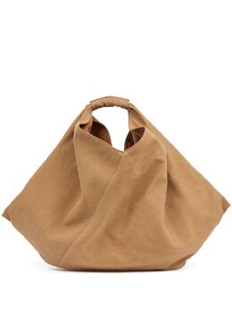 MM6 Maison Margiela: Коричневая сумка 