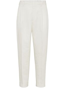 Brunello Cucinelli: Белые брюки 