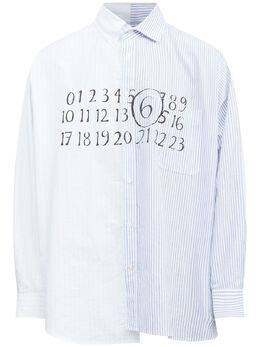 MM6 Maison Margiela: Хлопковая рубашка 