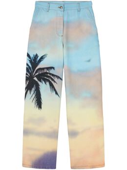 Palm Angels: Голубые джинсы 