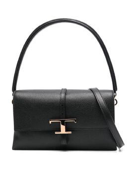 Tod's: Чёрная сумка через плечо  T Timeless