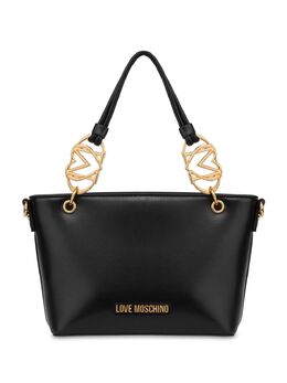 Love Moschino: Чёрная сумка-шоппер 