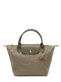 Longchamp: Светлая сумка-шоппер  Le Pliage