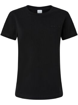 PINKO: Чёрная футболка 