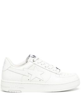 A BATHING APE®: Белые кроссовки 
