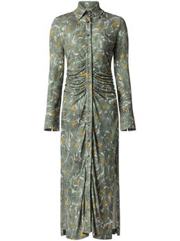 Altuzarra: Зелёное платье 