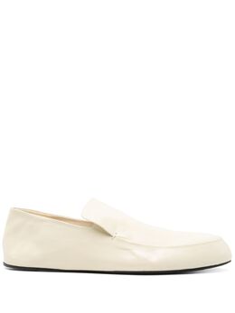 Jil Sander: Белые лоферы 