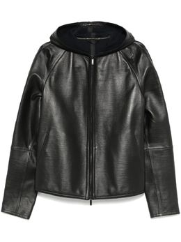 Emporio Armani: Кожаная куртка 