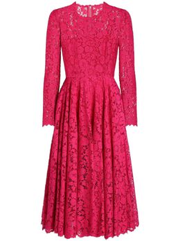 Dolce & Gabbana: Кружевное платье 
