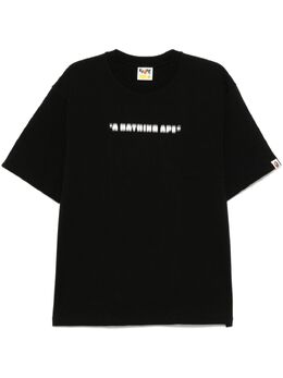 A BATHING APE®: Чёрная футболка 