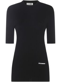 Jil Sander: Платье с принтом 