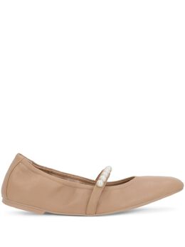 Stuart Weitzman: Бежевые балетки  Goldie
