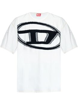 Diesel: Белая футболка 