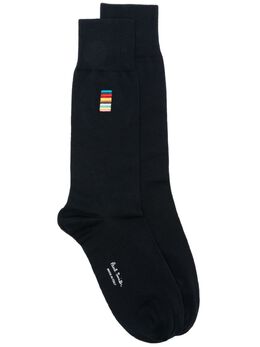 Paul Smith: Синие носки  Artist Stripe