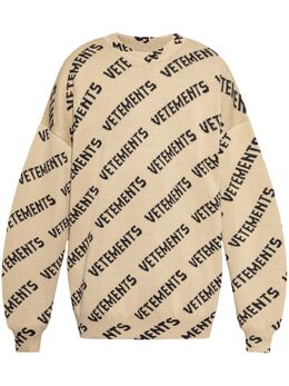 VETEMENTS: Бежевый свитер 