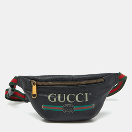 Gucci: Чёрная поясная сумка  Web