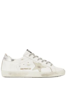 Golden Goose: Белые кроссовки  Super Star