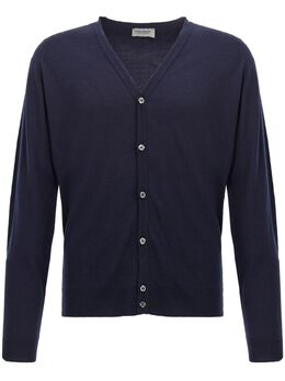 John Smedley: Синий кардиган 