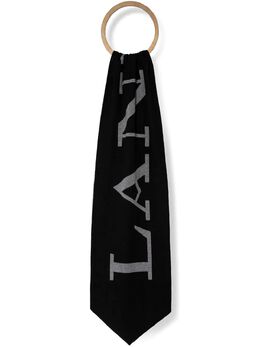 Lanvin: Шарф с принтом 