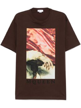 Alexander McQueen: Футболка с принтом 