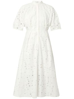 ERDEM: Платье с коротким рукавом 