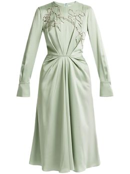 ERDEM: Платье с длинным рукавом 