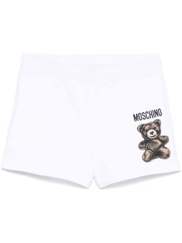 Moschino: Белые шорты  Teddy Bear
