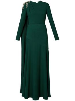 ERDEM: Платье с длинным рукавом 