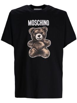 Moschino: Чёрная футболка  Teddy Bear