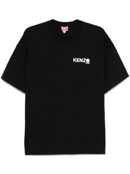 Kenzo: Футболка с цветочным принтом 