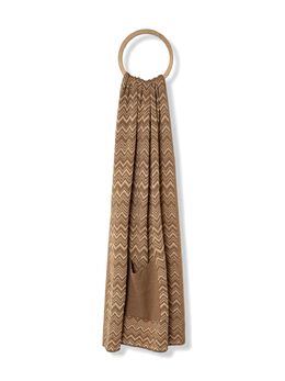 Missoni: Коричневый шарф 