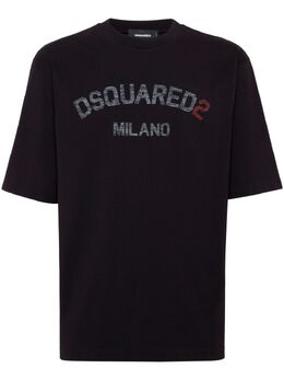 DSQUARED2: Футболка с принтом 