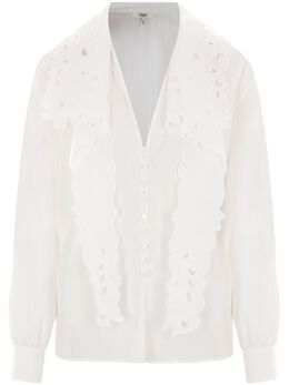 Chloé: Белая рубашка 